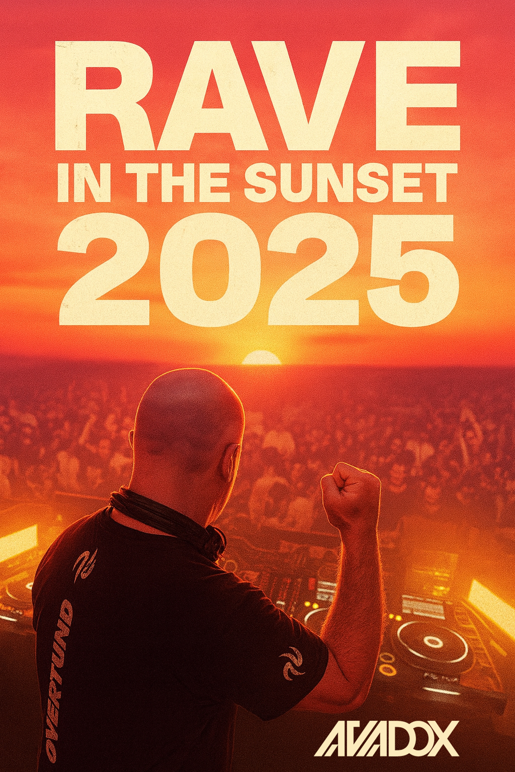 AVADOX - Rave In The Sunset 2025 ARTWORK AVADOX - Rave In The Sunset 2025 ARTWORK